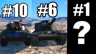 TOP 10 MOST PLAYED COLD WAR TANKS in World of Tanks Modern Armor wot console