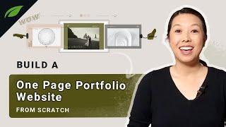 How to Create a One-Page Portfolio Site with Thrive Architect to Win New Clients