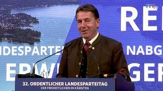 FPÖ-Kärnten Landesparteitag 2021: Die Rede von Erwin Angerer