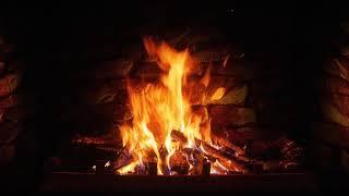  Fireplace Relaxing (10 HOURS) with Burning Logs and Crackling Fire Sounds for Stress Relief 