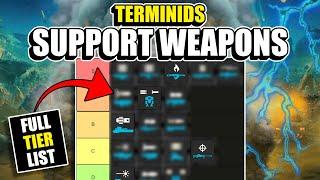 Helldivers 2 - Ranking all 19 Support Weapons vs the Terminid