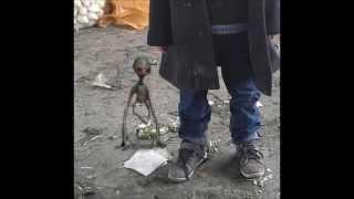 Alien found by a small kid in Kurdistan