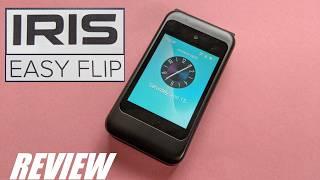 REVIEW: IRIS Easy Flip - Classic Flip Phone Secretly Running Android? (Consumer Cellular)