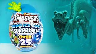 ГИГАНТСКОЕ ЯЙЦО ДИНОЗАВРА! 25 СЮРПРИЗОВ Smashers ZURU DINO ICE AGE! Jurassic World EGG toys unboxing