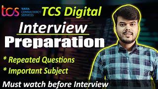 TCS Digital Interview Preparation | Repeated Questions asked in digital interview | 2024