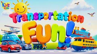 Transportation Fun Song! ️ Learn About Cars, Trains, Planes & More!