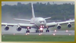 Russia’s Air Force One ILYUSHIN Il-96 landing at Hamburg Airport