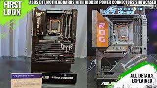 ASUS TUF GAMING B850-BTF WIFI And B860-PLUS WIFI BTF Motherboards with Hidden Power Connectors @ CES