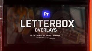 Film LetterBox Overlays Pack For Premiere Pro free download