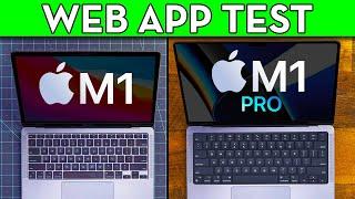 M1 Pro MacBook Pro vs M1 MacBook Air | WEB APPS GO!!! 