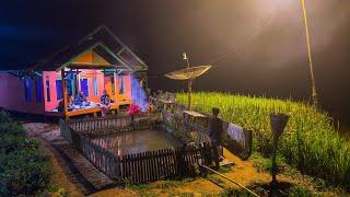 Nikmatnya Suasana Saat Malam Di Kampung Bikin Damai. Suasana Pedesaan Jawa Barat, Tasikmalaya