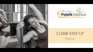 Myss Angie - Climb Step-Up Tutorial #poleartco #polefitmethod #myssangie #poledancetutorial