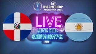 Dominican Republic v Argentina | Full Basketball Game | FIBA U18 AmeriCup 2024