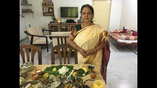 Onam Sadya!  Traditional Recipes!! No Onion!! No Garlic Full Meal!!!