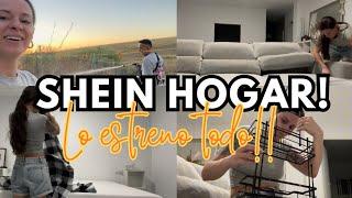 SHEIN HOGAR  LO ESTRENO TODO!! FUNDAS SOFÁ, ROPA DE CAMA, MANGUERA…