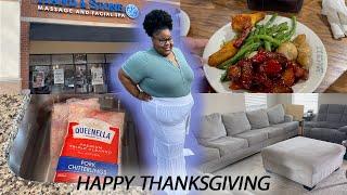 A DAY IN MY PLUS SIZE MOM LIFE| THANKSGIVING IS REALLY GIVING LOL