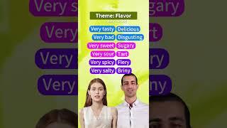 Don't Say Very English Vocabulary: Flavor Adjectives Explained | Learn English Vocabulary Building