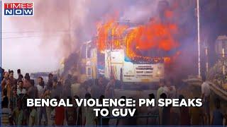Political violence emerged in West Bengal: BJP speaks to GUV; Didi accuses BJP for ‘danga’