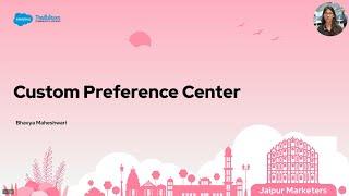 Building Custom Preference Center in Salesforce Marketing Cloud