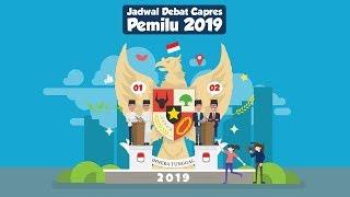 Jadwal Debat Capres Pemilu 2019