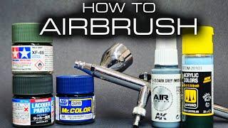 New to airbrushing? Beginners guide to painting scale models!