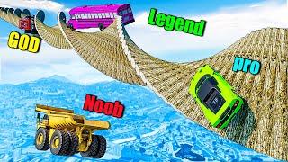 Cars vs Twisted Bridge in GTA 5