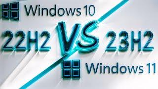 WINDOWS 11 VS WINDOWS 10 | КАКОЙ ВИНДОВС ЛУЧШЕ ДЛЯ ИГР И РАБОТЫ 2023 | 22H2 VS 23H2