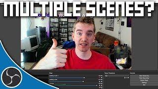 OBS Studio 106 - Why you should be using multiple scenes - OBS Tutorial Course & Beginner's Guide