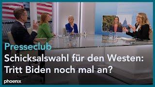 Presseclub: Schicksalswahl für den Westen: Tritt Biden noch mal an?