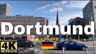 Walking in Dortmund, Germany 4K Ultra HD