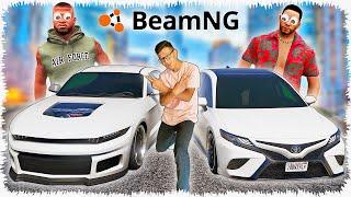 Джонни мен Касойдың көліктерін шайқастырамыз (BeamNG)