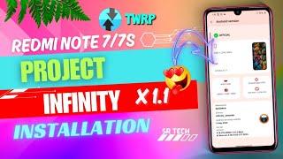 Project Infinity For Redmi Note 7/7s  Levender  Installation Process  Android 14 