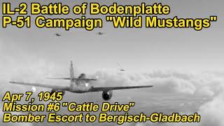 P-51 Wild Mustangs Campaign #6 Bomber Escort to Bergisch Gladbach | IL-2 Great Battles