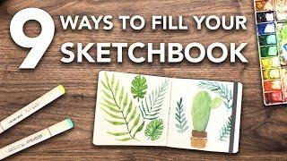 9 Ways to FILL Your SKETCHBOOK this Summer!