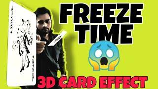 CARD FREEZE EFFECT: 3D TRACK YOUR CAMERA MOVEMENT ADOBE AFTER EFFECTS