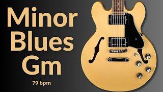 Midnight Blues Guitar Backing Track in G Minor l Relaxing & Smooth Jam Session