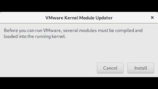 Before you can run VMware several modules must be compiled and loaded into the running kernel - v16