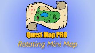 Quest Map Pro - Rotating Mini Map Feature Demonstration