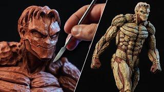 Sculpting ARMORED TITAN | Attack On Titan [ Shingeki No Kyojin ] The Final Season Part 2