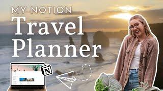 My Essential Notion Travel Planner ️ digital travel journal + trip planning