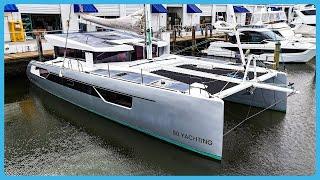 Windelo 50 - The ULTIMATE ELECTRIC Bluewater Catamaran? [4K Tour] Learning the Lines