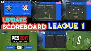 PES 2017  LIGUE 1 SCOREBOARD  UPDATE 2024-2025