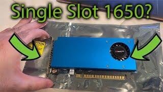 SRhonyra SONGREY GTX 1650 single slot Low Profile Graphics Card GPU Review.