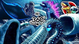 360 Leviathan, Sea Eater, Bloop and Whales Sea Monsters From Tunnel | 360 video 4K