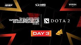 DOTA 2 | IRAN VS JORDAN - GROUP STAGE | IESF ASIAN REGIONAL QUALIFIERS 2024 | DAY 3