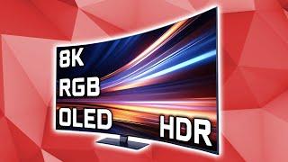 8K HDR Gaming Monitors - OLED & Mini LED TCL Displays