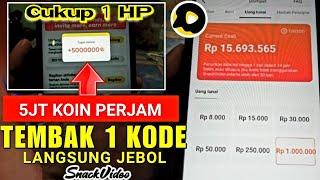 Trik Nuyul Snack Video Versi Baru 2022 Langsung 5 Juta Koin | TRIK TERBARU 100% BERHASIL