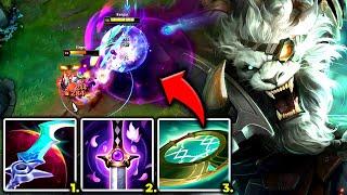 RENGAR TOP BUT ONE Q 100% ANNIHILATES YOU (INSANE DAMAGE) - S13 Rengar TOP Gameplay Guide