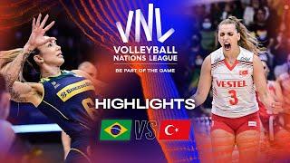  BRA vs.  TUR - Highlights Week 3 | Women's VNL 2023