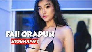 Faii Orapun | Hot Curvy Model Biography, Height, Net Worth, Boyfriend & More